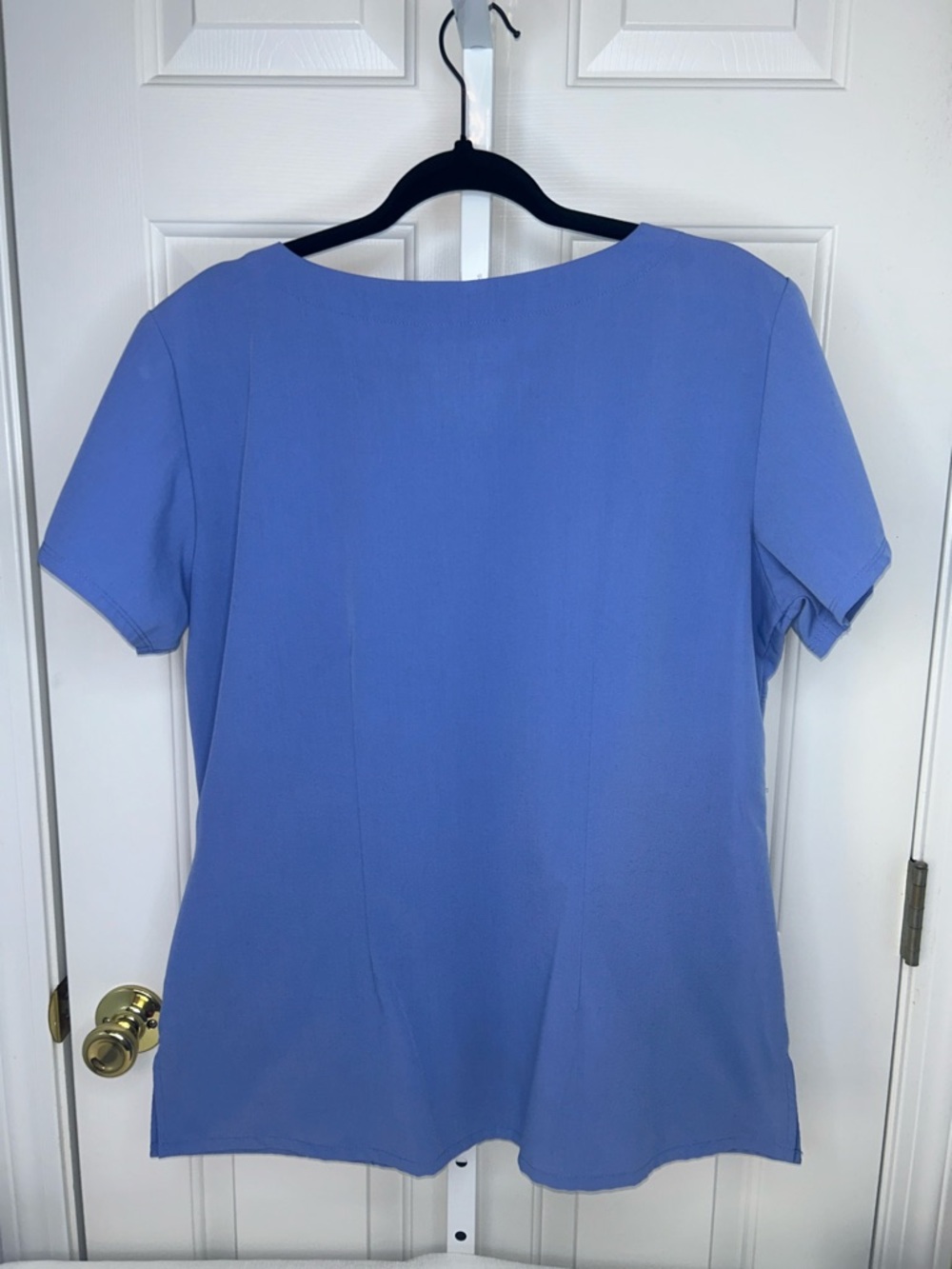 Grey's Anatomy Periwinkle V-Neck Scrub Top - Picture 2 of 9